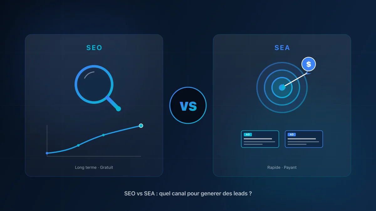 SEO vs SEA : quel canal pour générer des leads PME en 2026 ?